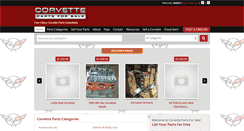 Desktop Screenshot of corvettepartsforsale.com
